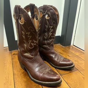 Mens Boulet Cowboy Boots Size 10